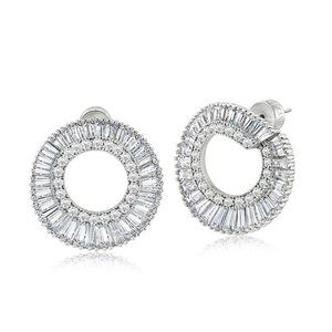 Baguette Earrings made with Swarovski Crystals